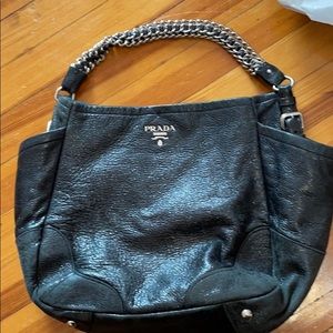 PRADA LEATHER HANDBAG! Authentic